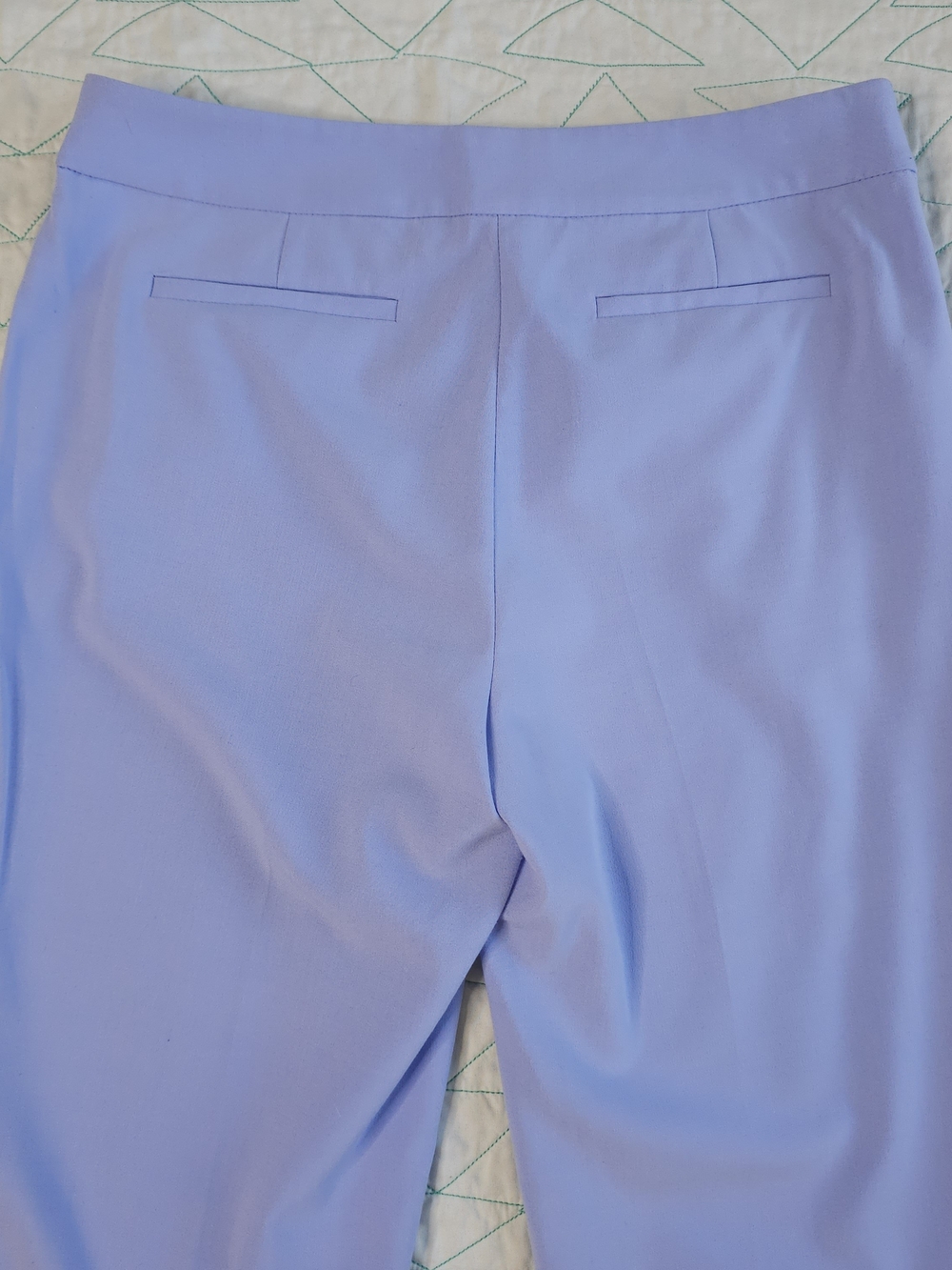 Bar III Blue Flat Front Straight Leg Career Preppy Dress Pants - Picture 4 of 5